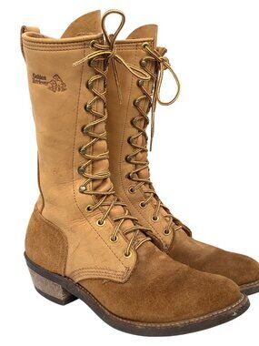 Golden Retriever Boots Western Cowboy Style Tan Women's Size-7